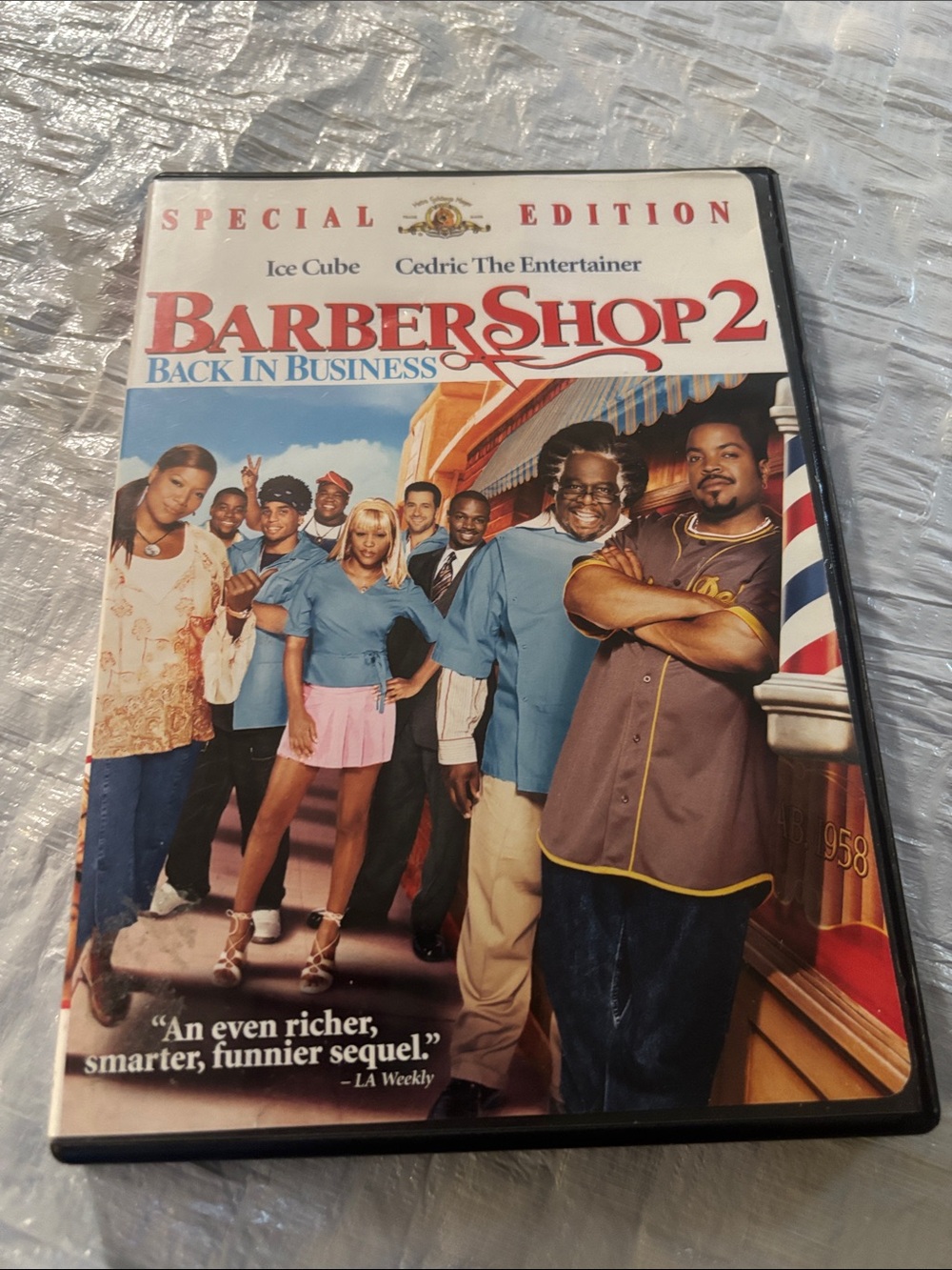 Barbershop 2: Back in Business - Special Edition DVD (White & Blue Cover)